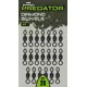 FOX RAGE - Obratlíky Predator Diamond Swivels vel. 7 20 ks
