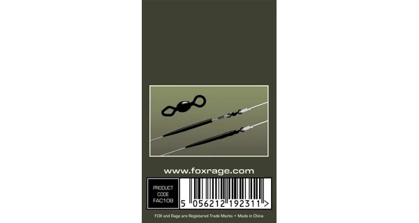 FOX RAGE - Obratlíky Predator Diamond Swivels vel. 7 20 ks