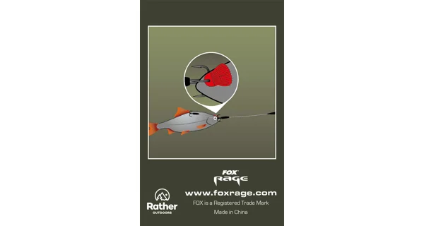 FOX RAGE - Ploutvičky Bait Fins Red 25 ks