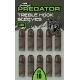 FOX RAGE - Převleky na trojháčky Camo Treble Hook Sleeves Large 10 ks