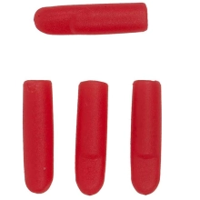 FOX RAGE - Převleky Red Treble Hook Sleeves Medium 10 ks