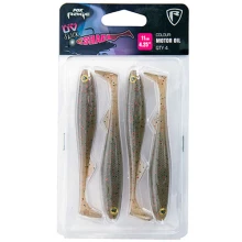 FOX RAGE - Sada gumových nástrah Slick Shad UV Single Colour Packs Motor Oil 11 cm 4 ks FOX RAGE - Sada gumových nástrah Slick Shad UV Single Colour Packs Motor Oil 11 cm 4 ks