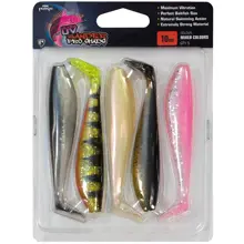 FOX RAGE - Sada gumových nástrah Zander Pro Shad UV Mixed Colour Packs 10 cm 5 ks