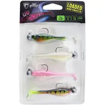 FOX RAGE - Set gumových nástrah UV Mini Fry Loaded vel. 1/0 7 cm 5 g