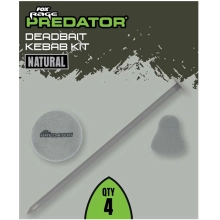 FOX RAGE - Set na výrobu potápivé nástrahy Deadbait Kebab Kit Natural 4 ks