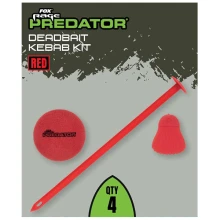 FOX RAGE - Set na výrobu potápivé nástrahy Deadbait Kebab Kit Red 4 ks