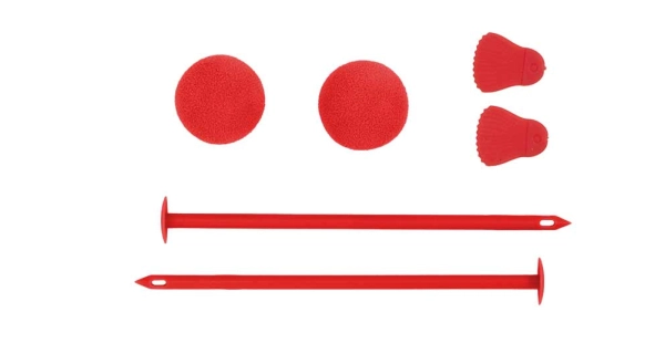 FOX RAGE - Set na výrobu potápivé nástrahy Deadbait Kebab Kit Red 4 ks
