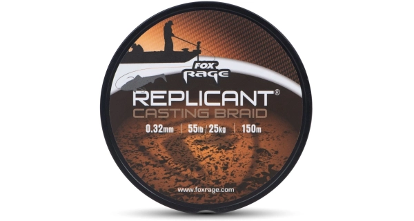 FOX RAGE - Splétaná šňůra Replicant Cast Braid 0,32 mm 55 lb 150 m