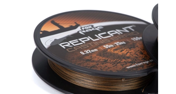 FOX RAGE - Splétaná šňůra Replicant Cast Braid 0,32 mm 55 lb 150 m