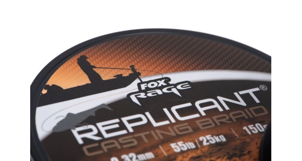 FOX RAGE - Splétaná šňůra Replicant Cast Braid 0,32 mm 55 lb 150 m