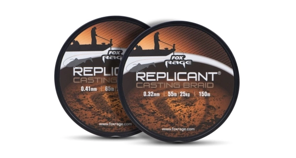 FOX RAGE - Splétaná šňůra Replicant Cast Braid 0,41 mm 65 lb 150 m