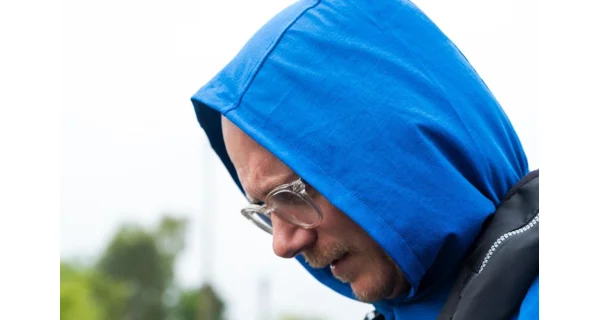 FOX RAGE - Tričko s dlouhým rukávem a kapucí Blue Hooded T vel. 3XL