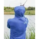 FOX RAGE - Tričko s dlouhým rukávem a kapucí Blue Hooded T vel. L