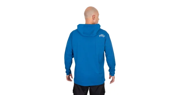 FOX RAGE - Tričko s dlouhým rukávem a kapucí Blue Hooded T vel. M