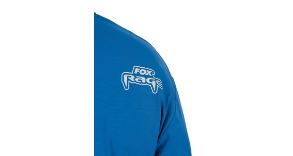 FOX RAGE - Tričko s dlouhým rukávem a kapucí Blue Hooded T vel. M