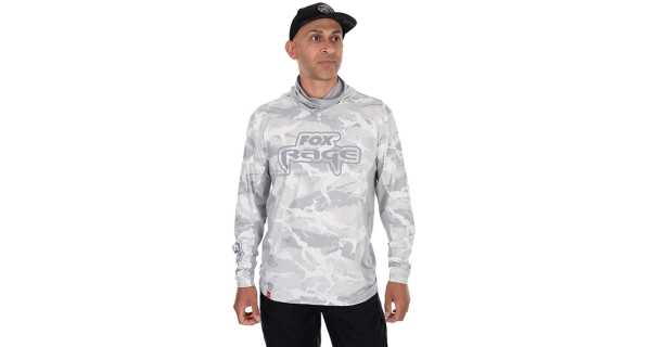 FOX RAGE - Triko UV Hooded Light Camo Top vel. 3XL