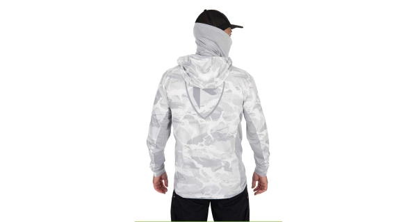 FOX RAGE - Triko UV Hooded Light Camo Top vel. L