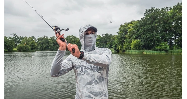 FOX RAGE - Triko UV Hooded Light Camo Top vel. XL