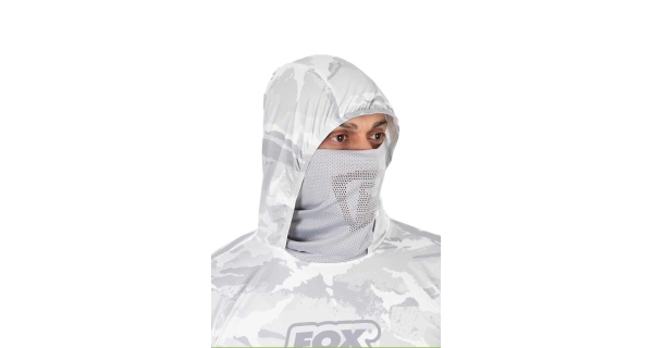 FOX RAGE - Triko UV Hooded Light Camo Top vel. XL