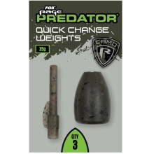 FOX RAGE - Zátěž Camo Quick Change Weights 35 g 3 ks
