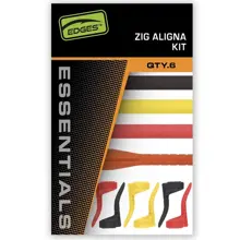 FOX - Rovnátka Edges Essentrials Zig Aligna Kit XL 10 mm (6x Rovnátka, navlékač a 3x pěnový váleček)