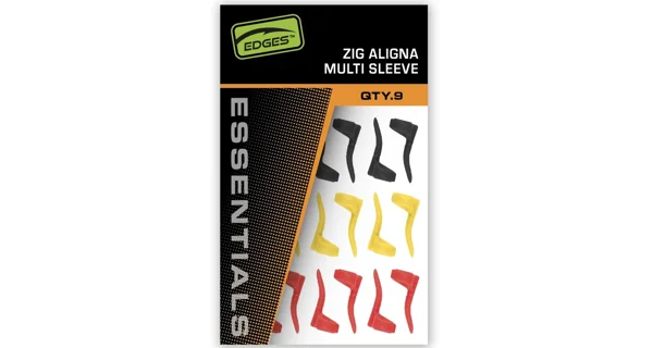 FOX - Rovnátka Edges Essentrials Zig Aligna Multi Sleeve Kit (3 žlutá, 3 červená a 3 černá)