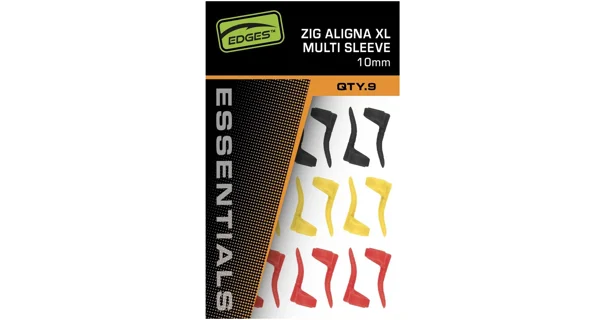FOX - Rovnátka Edges Essentrials Zig Aligna XL Multi Sleeve Kit (3 žlutá, 3 červená a 3 černá)