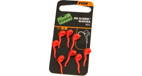 FOX - Rovnátka Zig Aligna Sleeves Red 8 ks