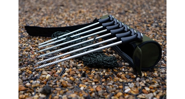 FOX - Sada Kolíků a šňůr v pouzdře R-Series Bivvy Storm Pack
