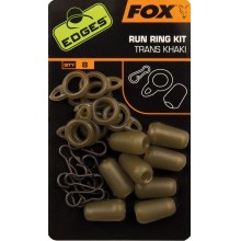 FOX - Sada na montáž Edges Run Ring Kit Trans Khaki 8 ks