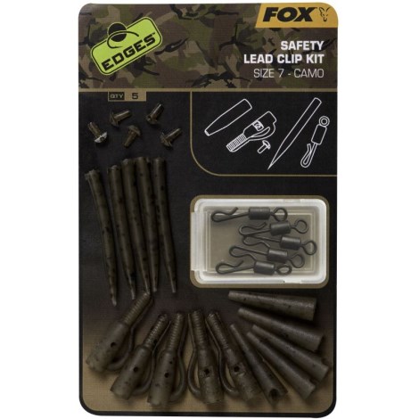 FOX - Sada závěsek Edges Camo Lead Clip Kit vel. 7