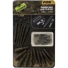 FOX - Sada závěsek Edges Camo Power Grip Lead Clip Kit vel. 7, 5 ks