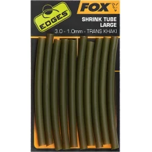 FOX - Smršťovací hadička Edges Shrink Tube Trans Khaki 10 ks vel. L 3,0–1,0 mm