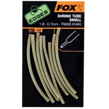 FOX - Smršťovací hadička Edges Shrink Tube Trans Khaki 10 ks vel. S 1,8–0,7 mm
