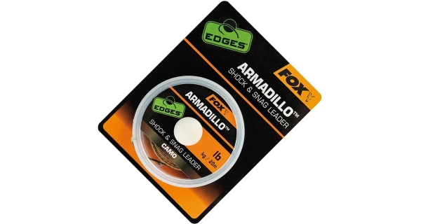 FOX - Šoková šňůra Edges Armadillo Camo 20 m 40 lb 18,1 kg