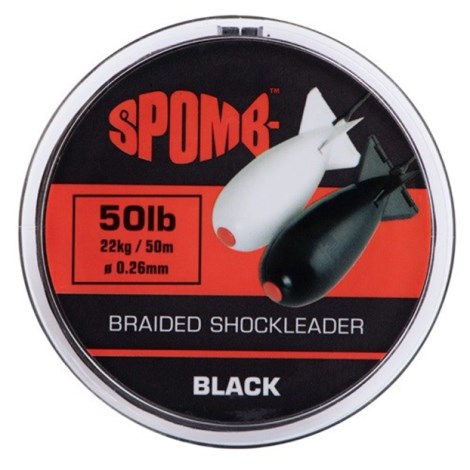 FOX - Splétaná šňůra Braided Leader Black 50 m, 0,26 mm, 22 kg, černá