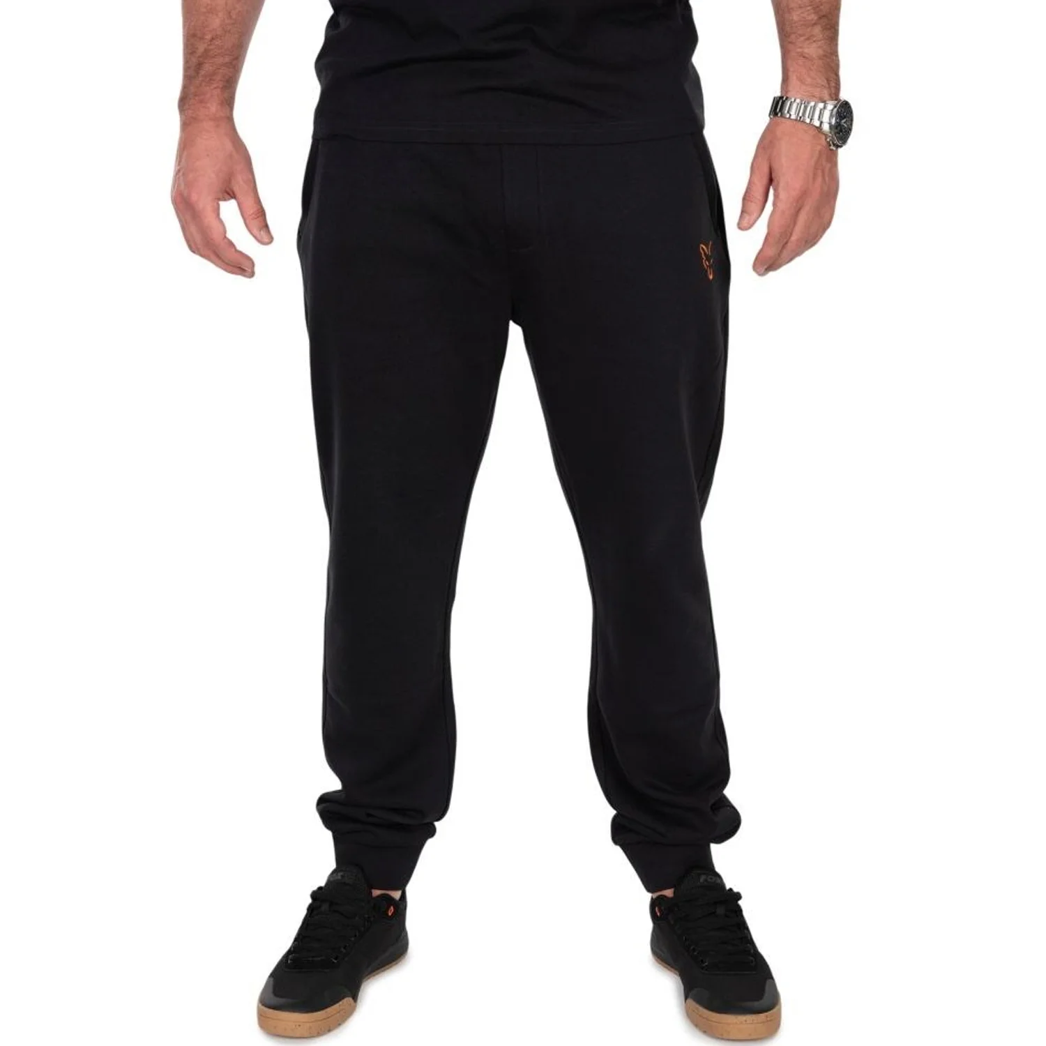 FOX FOX - Tepláky Classic Joggers Black Orange vel. 3XL
