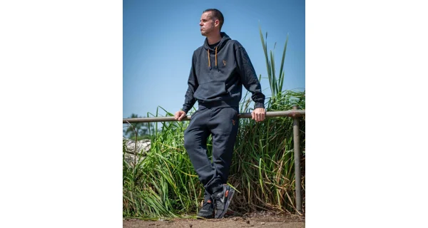 FOX - Tepláky Classic Joggers Black Orange vel. S