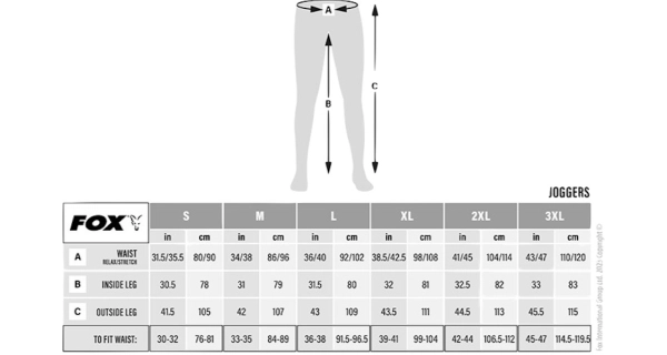 FOX - Tepláky LW Khaki Joggers vel. 2XL