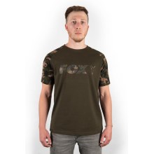 FOX - Tričko Camo/Khaki Chest Print T-Shirt X Large