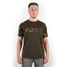 FOX - Tričko Camo/Khaki Chest Print T-Shirt XX Large