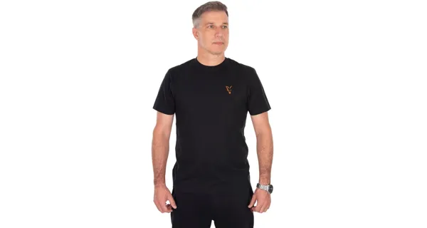 FOX - Tričko Classic T-Shirt Black Orange vel. 3XL