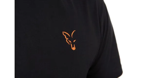 FOX - Tričko Classic T-Shirt Black Orange vel. 3XL