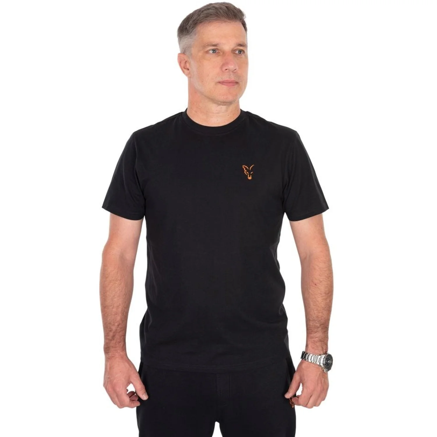 FOX FOX - Tričko Classic T-Shirt Black Orange vel. L
