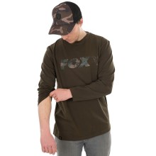FOX - Tričko Long Sleeve Khaki Camo T-Shirt vel.  XL
