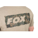 FOX - Tričko LW Khaki Large Print T-Shirt vel. 3XL