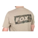 FOX - Tričko LW Khaki Large Print T-Shirt vel. S