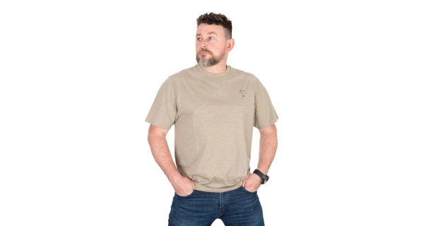 FOX - Tričko LW Khaki Large Print T-Shirt vel. S