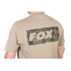 FOX - Tričko LW Khaki Large Print T-Shirt vel. XL
