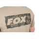 FOX - Tričko LW Khaki Large Print T-Shirt vel. XL
